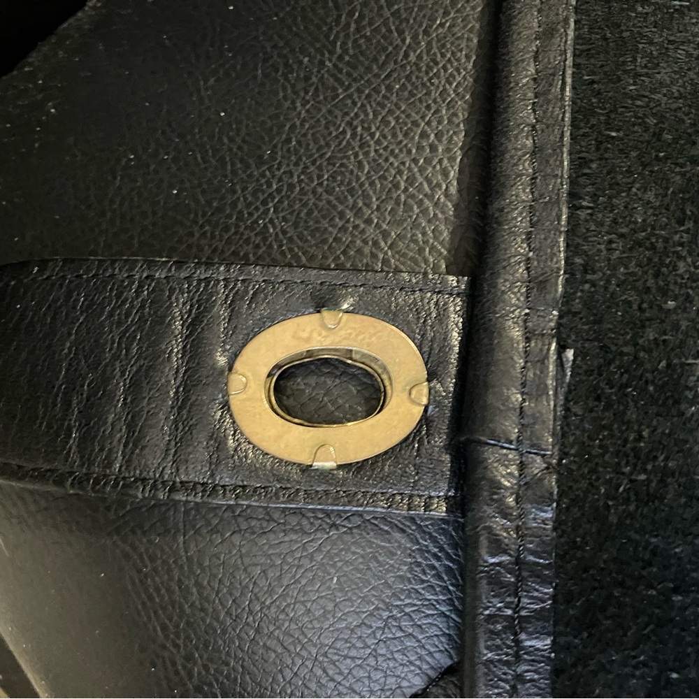 Vintage Coach Slim Pouch 9640 - Black Leather - NYC made late 70s RARE - Picture 10 of 16